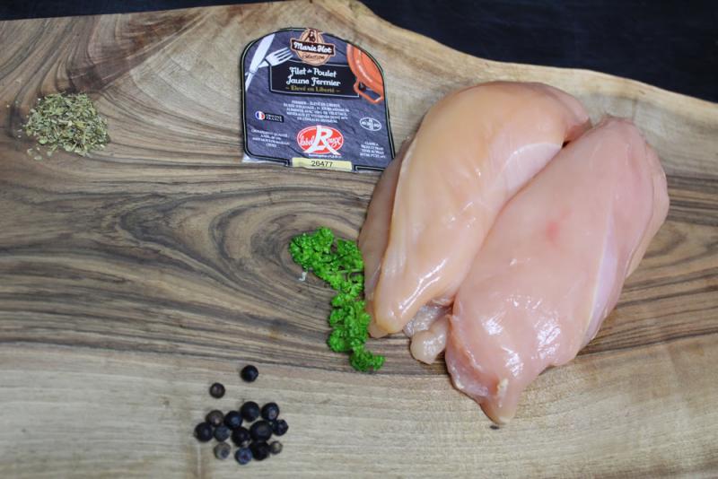 filet poulet label