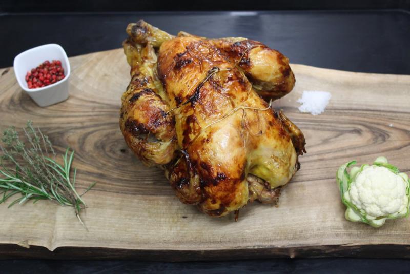 poulet rôti gros